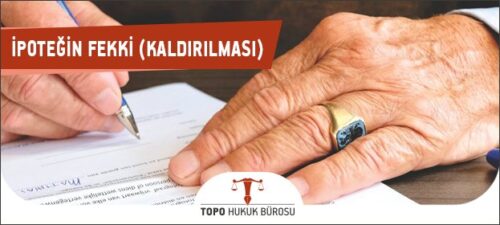 ipotegin kaldirilmasi
